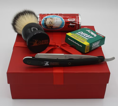 Classic Samurai Men Premium Shaving Set 2