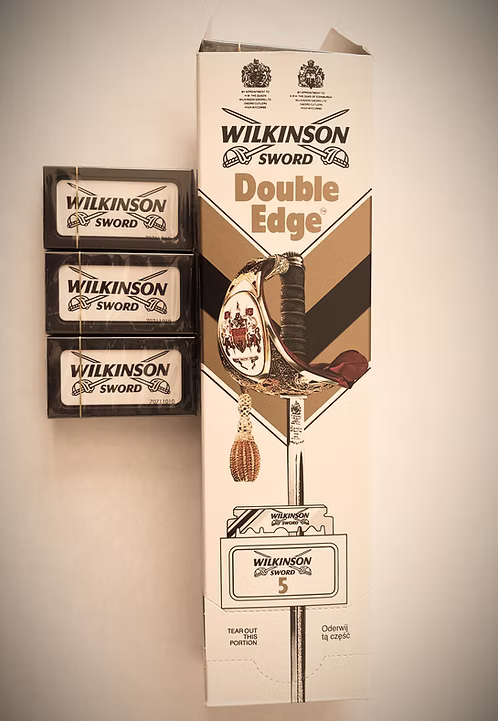Wilkinson Sword Classic Double Edge (DE) Razorblades - 100 Blades