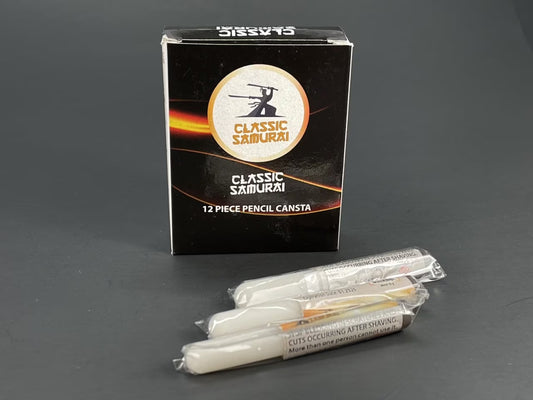 Classic Samurai Styptic Pencil – 12 Piece Canister
