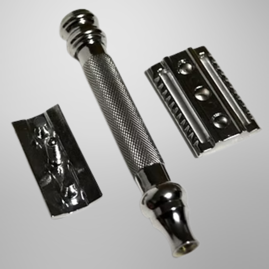Classic Samurai Safety Razor Chrome Finish