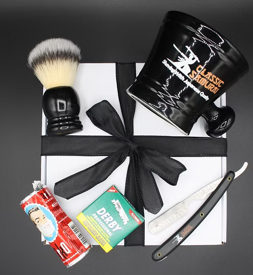 Classic Samurai Men Premium Shaving Set 3