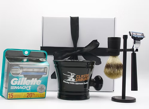 Classic Samurai Men Premium Shaving Set 5