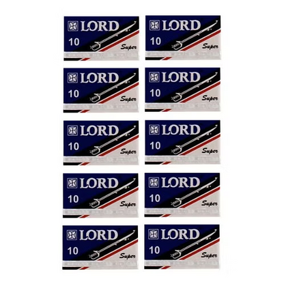 100 LORD Super Stainless Double Edge Safety Razor Blades