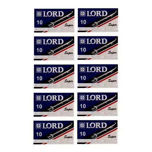 100 LORD Super Stainless Double Edge Safety Razor Blades