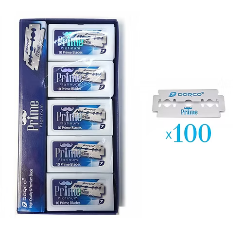 Dorco Prime Platinum 100 Double Edge Blades