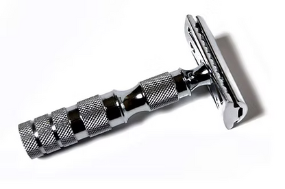 Classic Samurai Safety Travel  Razor Chrome Finish