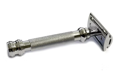 Classic Samurai Safety Razor Chrome Finish