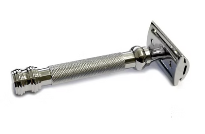 Classic Samurai Safety Razor Chrome Finish