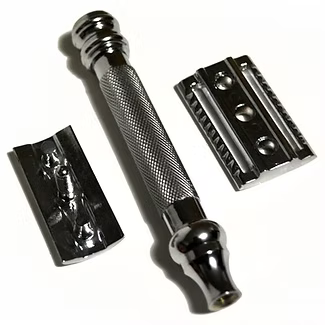 Classic Samurai Safety Razor Chrome Finish