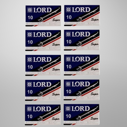 100 LORD Super Stainless Double Edge Safety Razor Blades