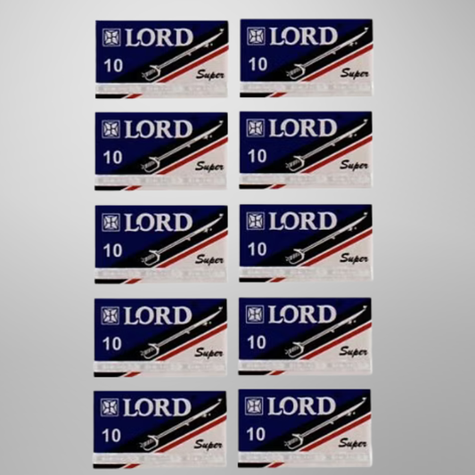 100 LORD Super Stainless Double Edge Safety Razor Blades