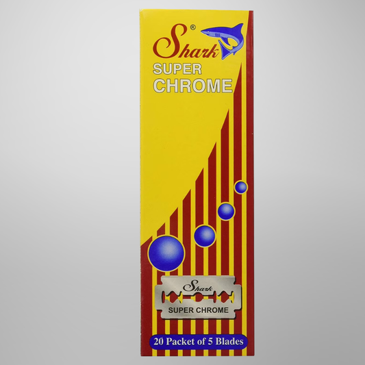 Shark Super Chrome Double Edge Blades 100