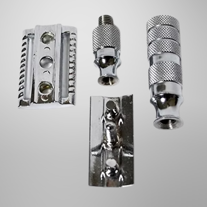 Classic Samurai Safety Travel  Razor Chrome Finish