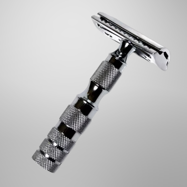 Classic Samurai Safety Travel  Razor Chrome Finish