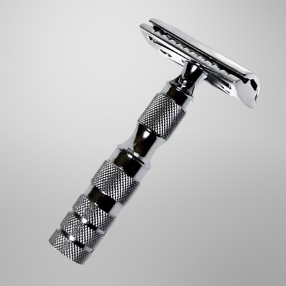 Classic Samurai Safety Travel  Razor Chrome Finish