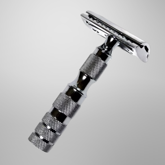 Classic Samurai Safety Travel  Razor Chrome Finish