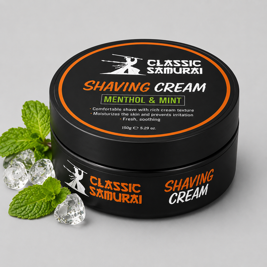 Classic Samurai Shaving Cream Menthol & Mint