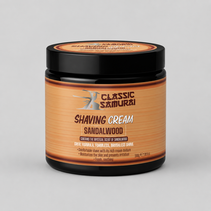 Classic Samurai Sandalwood Luxury Shaving Cream