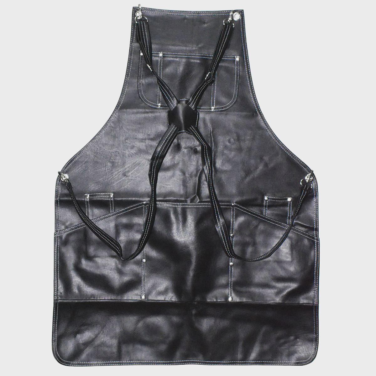 Professional Barber Leather Apron – Premium Protection & Style