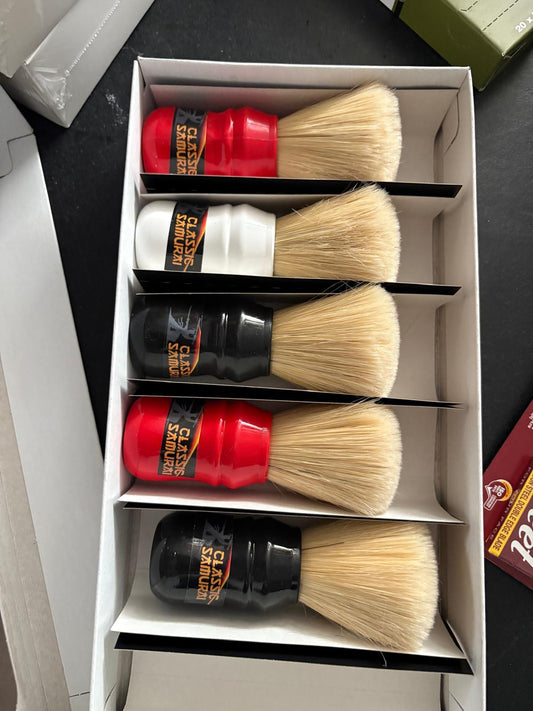 Classic Samurai Premium Shaving Brush Set