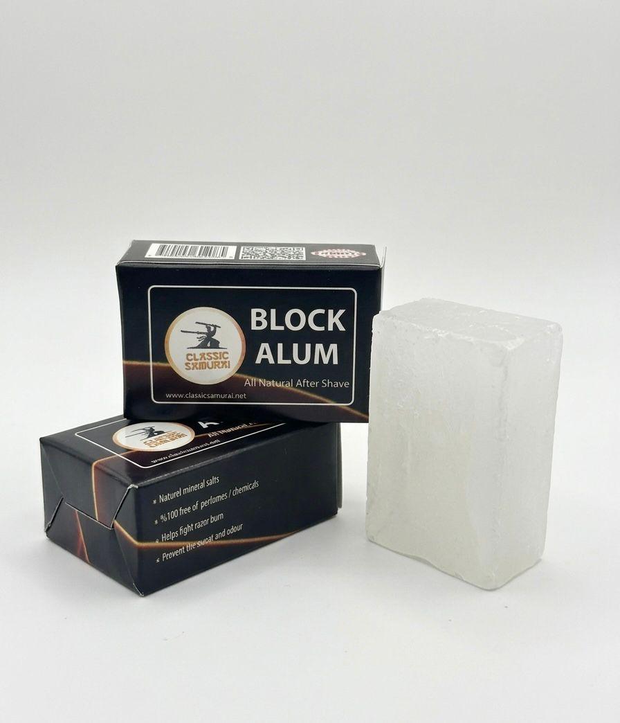 Classic Samurai Pure Mineral Alum Block