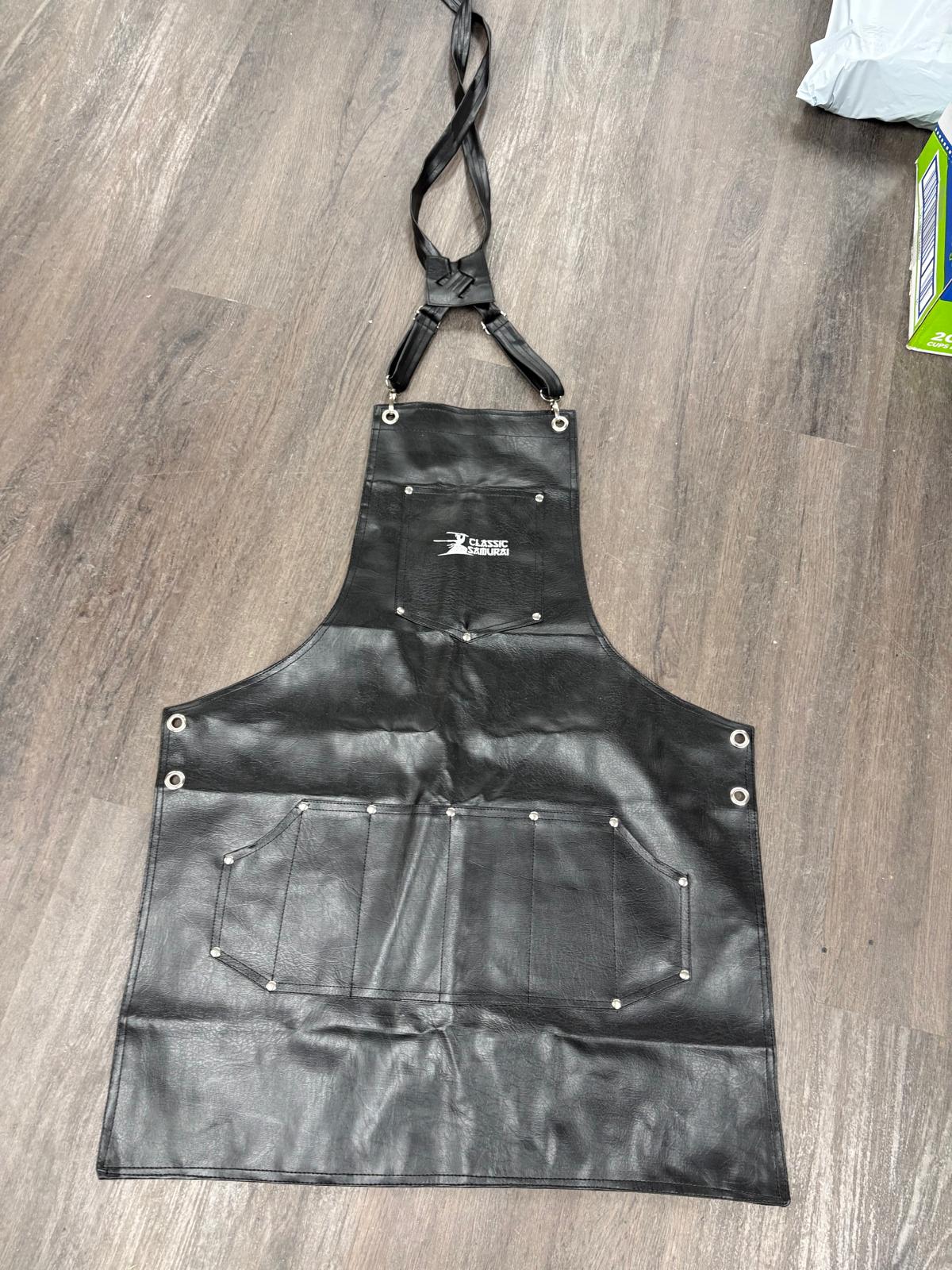 Professional Barber Leather Apron – Premium Protection & Style