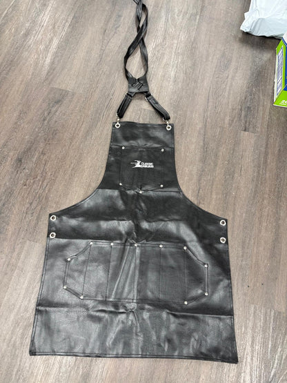 Professional Barber Leather Apron – Premium Protection & Style