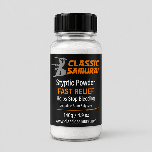 Classic Samurai Styptic Powder – Fast Relief Formula
