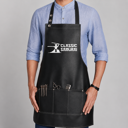 Professional Barber Leather Apron – Premium Protection & Style