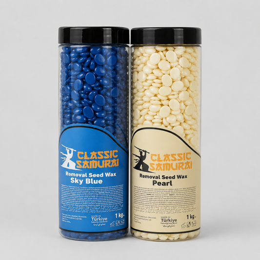 Classic Samurai Sky Blue Strip-Free Hard Wax Beads